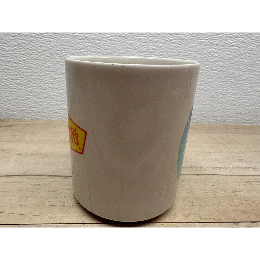 Vtg Dennys Reindeer Heat Activated Color Changing Porcelain Coffee Mug